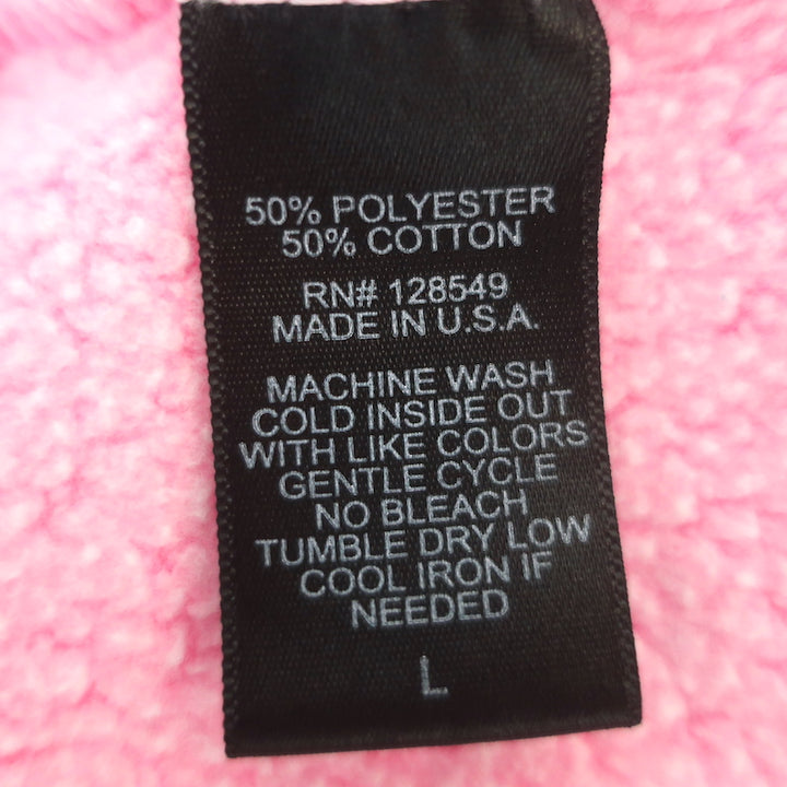 Aviator Nation Locals Only Zip-Up Hoodie Sweatshirt Neon Pink Size Large