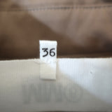 MM6 Maison Margiela Layered Cropped Trench Jacket Brown Cotton Size 36