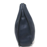 Fendi Selleria Hobo Navy Grained Leather Large Shoulder Bag