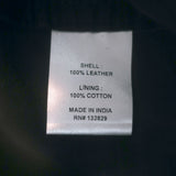 L'Academie Kathryn Pleated Leather Pants Black Size Small NEW