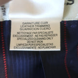 Vintage Hermes Longline Blazer Navy Wool Size 38 Three-Button Jacket