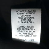 L'Academie Kathryn Pleated Leather Pants Black Size Small NEW