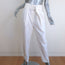 A.L.C. Diego High Waisted Pants White Stretch Linen Size 12 NEW