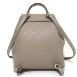 Louis Vuitton Montsouris PM Backpack Taupe Monogram Empreinte Leather NEW