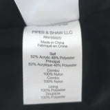 Veronica Beard Gabbi Houndstooth Hooded Jacket Brown Faux Fur Size Extra Small