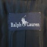 Vintage Ralph Lauren Mink Fur Double Breasted Coat Dark Brown Size 8/10