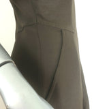 Ulla Johnson Lana Tie-Strap Midi Dress Army Green Twill Size 4