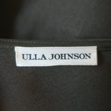 Ulla Johnson Lana Tie-Strap Midi Dress Army Green Twill Size 4