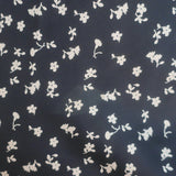 Nili Lotan Short Cami Dress Black Floral Print Silk Satin Size Small