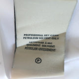 Alice + Olivia Ivan Embellished Cropped Denim Blazer White Size Extra Small