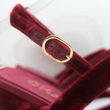 Chanel 17A Chain CC Velvet Wedge Sandals Burgundy Size 39 Slingback Heels