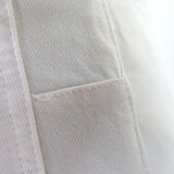 Purple Brand Pearl-Embellished High Rise Carpenter Jeans Cream Denim Size 24