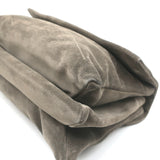 Lanvin Medium Sugar Chain Strap Shoulder Bag Gray Suede