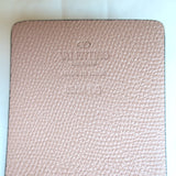 Valentino Vlogo Hammered Buckle Reversible Wide Belt Burgundy/Blush Size 85