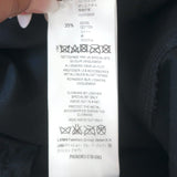 Givenchy Cape Jacket Black Leather-Trim Denim Size 36