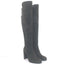 Stuart Weitzman Alljill Over the Knee Boots Charcoal Suede Size 8 NEW