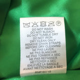 Retrofete Easton Chain Strap Mini Dress Green Satin Size Small NEW