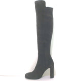 Stuart Weitzman Alljill Over the Knee Boots Charcoal Suede Size 8 NEW