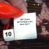 Ulla Johnson Adina Puff Sleeve Blouse Pink Metallic Floral Print Size 10