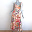 Zimmermann Tropicana Open-Back Midi Dress Multicolor Floral Print Linen Size 1