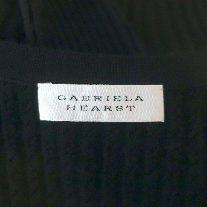 Gabriela Hearst Tank Top &amp; Cardigan Sweater Set Black Pointelle Knit Size Small