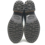 Chanel Short Motorcycle Boots Black Leather & Suede Size 37