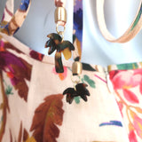 Zimmermann Tropicana Open-Back Midi Dress Multicolor Floral Print Linen Size 1