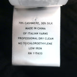 Gabriela Hearst Tank Top & Cardigan Sweater Set Black Pointelle Knit Size Small