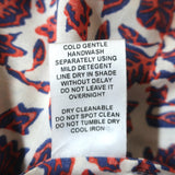 Natalie Martin Stevie Mini Dress White/Multi Floral Print Rayon Size Small