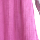 Xirena Leyla Ruffle Strap Maxi Dress Pink Cotton Gauze Size Small