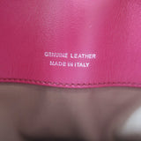 Tod's Joy Small Flap Hobo Raspberry Suede & Leather Shoulder Bag