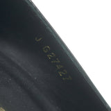 Chanel CC Pumps Black Patent-Trimmed Leather Size 38.5