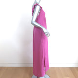 Xirena Leyla Ruffle Strap Maxi Dress Pink Cotton Gauze Size Small