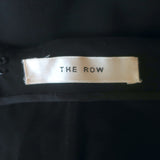 The Row Bima Gathered Strapless Maxi Dress Black Wool-Blend Size 2
