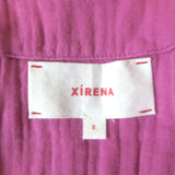 Xirena Leyla Ruffle Strap Maxi Dress Pink Cotton Gauze Size Small
