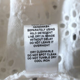 Natalie Martin Off the Shoulder Top Ella White Eyelet Size Extra Small