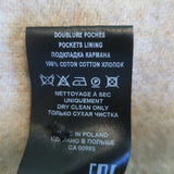 Isabel Marant Etoile Fringed Draped Jacket Flemingli Beige Wool-Blend Size 36