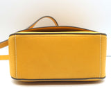 Anya Hindmarch Return to Nature Small Crossbody Flap Bag Yellow Leather