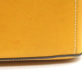 Anya Hindmarch Return to Nature Small Crossbody Flap Bag Yellow Leather