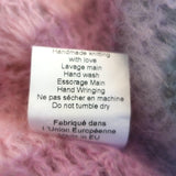 Rose Carmine Pastel Wave Cardigan Multicolor Mohair-Blend One Size
