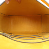 Anya Hindmarch Return to Nature Small Crossbody Flap Bag Yellow Leather