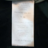 Lanvin Colorblock Short Sleeve Dress Seafoam/Teal Satin Size 38