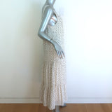 RAILS Claire Tiered Midi Dress Cream Petite Floral Print Rayon Size Medium