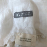 Matta Pom Pom Scarf White Cotton-Silk