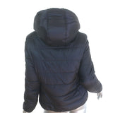 Save the Duck Laila Faux Fur Reversible Hooded Puffer Jacket Black Size 1/Small