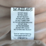 Retrofete Tai Puff Sleeve Moto Jacket Beige Suede Size Extra Small