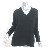 Christian Dior J'Adior 8 Cashmere V-Neck Sweater Black Size US 4