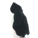 Save the Duck Laila Faux Fur Reversible Hooded Puffer Jacket Black Size 1/Small