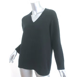 Christian Dior J'Adior 8 Cashmere V-Neck Sweater Black Size US 4