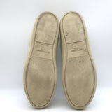 Saint Laurent Glitter Lips Court Classic Sneakers White Leather Size 37 US 8